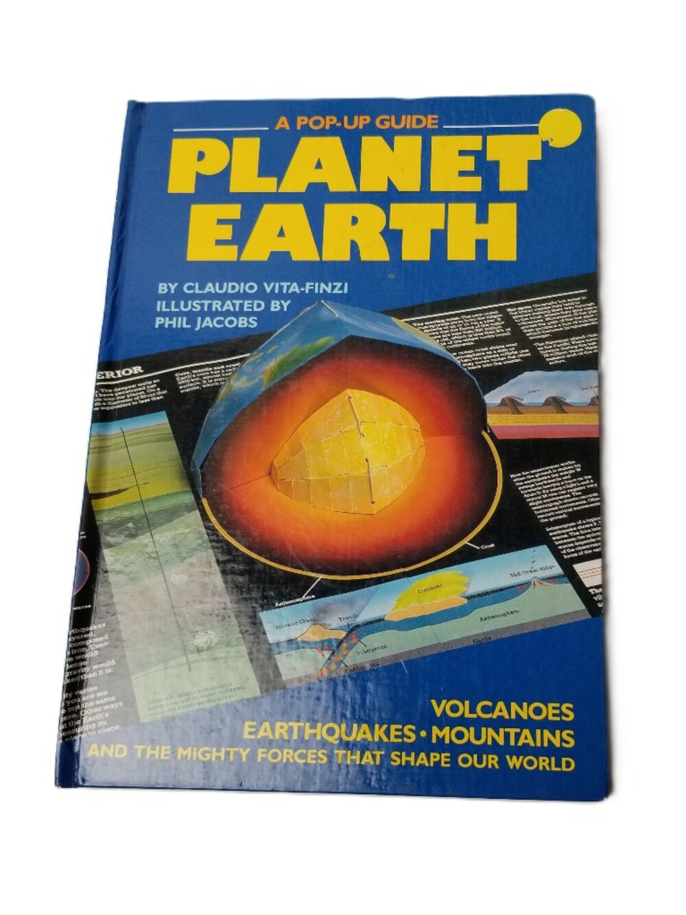Vintage 1989 Planet Earth Pop-Up Book Volcanoes Earthquakes